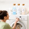 Glass Laundry Detergent Dispenser Set with Cork Lids, Fabric Softener