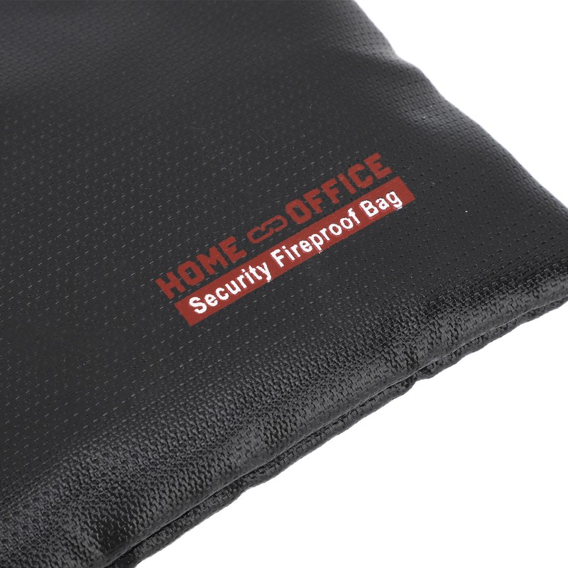 Fireproof Document Bag Portable Waterproof 800℃ High Temperature Resistant Zipper