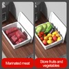 Morcte 3-Pack Commercial Dough Proofing Box Tray with 3 Lids,