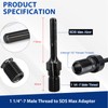 DaduoRi 1-1/4"-7 Male Thread to SDS Max Core Drill Bit