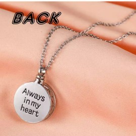 Fashion Jewelry CELTIC URN TREE LIFE IRISH ASHES CREMATION Pendant On 925 Plate Silver 26" Chain