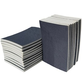 SACKORANGE 20 PCS 3 x 4 Inch 2000 Grit Sanding Sponge, Ultra Fine Sanding Sponges Pads, Soft Foam Hand Sander Block Wet Dry Sandpaper for Model Drywall Metal Wood Furniture Polishing