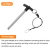 QUARKZMAN Pack of 2 T-Handle Locking Pins, 8 mm x