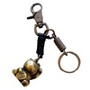 [クロム クレイン] キーホルダー キーリング チャーム 鍵 ネコ 招き猫 レザー おしゃれ
