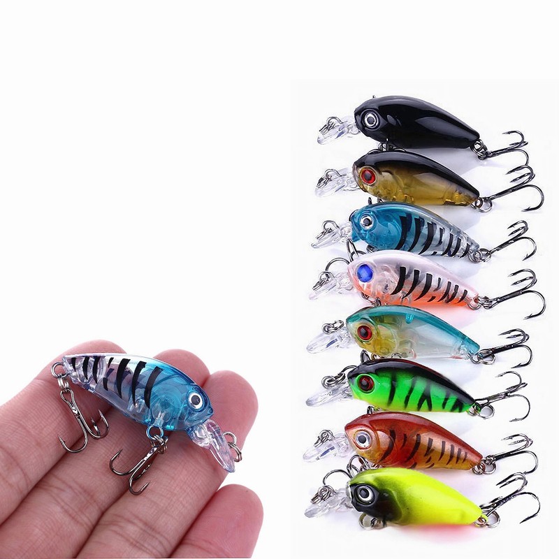 Generic Steinn 8 Wobbler Crankbait Artificial Bait Set | Predator