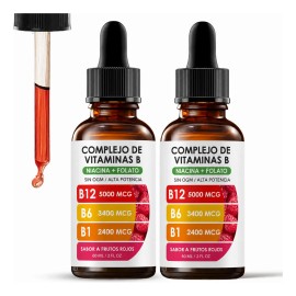 Montue Complejo De Vitamina B12 Con B1 Y B6 2 Pcs