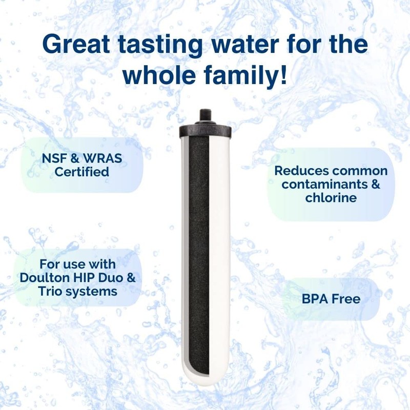 Doulton W9123053 9501 10" UltraCarb NSF Certified BSP Thread Ceramic