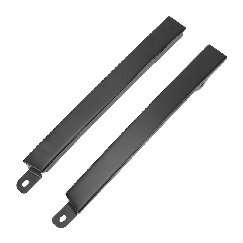 Front Bumper Headlight Trim Panels Black 1 Pair Replacement for