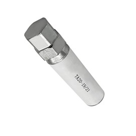 TA20-19/21 10-Spline Wheel Lock Key Tool - 3/4" & 13/16" Hex Drive Lug Nut Remover for Passenger Cars & Compact Hex Small Car