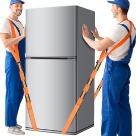 Yirilan 2 Person Carrying Strap, Moving Carry Strap, Transport Strap, Lifting Strap, for Lifting, Transporting and Moving Furniture, Household Appliances, Mattresses etc., Load Capacity 380 kg
