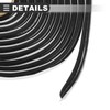 Motoforti Universal Car Butyl Seal Tape, Butyl, Black, 1 Pcs