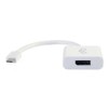 C2G USB-C To DisplayPort Adapter Converter - White