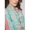SOCCX Women's Scarf with Tropical Colour Batik Print Multi Colour