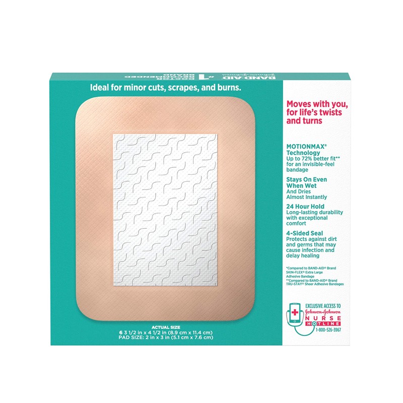 Band-Aid Brand Skin-Flex Adhesive Flexible Wound Covers for First Aid