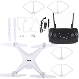 F68 Drone One Key Return Function RC Quadcopter 2000mah Long Battery Life Standard VersionWhite