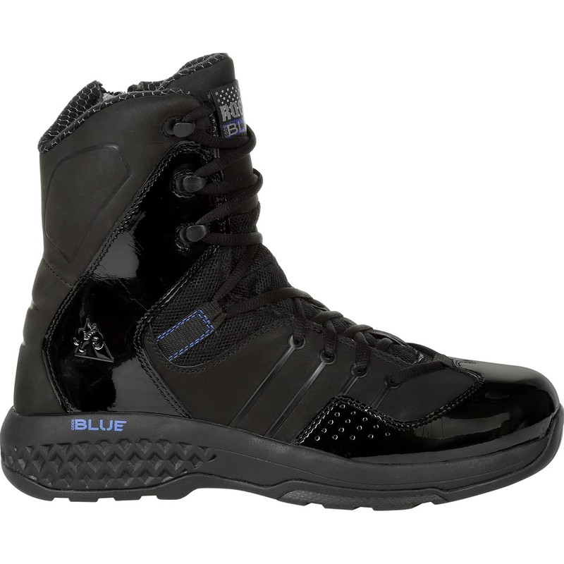 ROCKY Code Blue 8" Public Service Boot, Black, Size 11.5(M)
