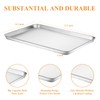 Stainless Steel Baking Sheet Set of 2, Deedro Cookie Sheet