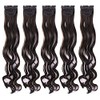 Stasia Street 20-Inch 5pcs Set Curly Clip-In Korean Synthetic Breatheable