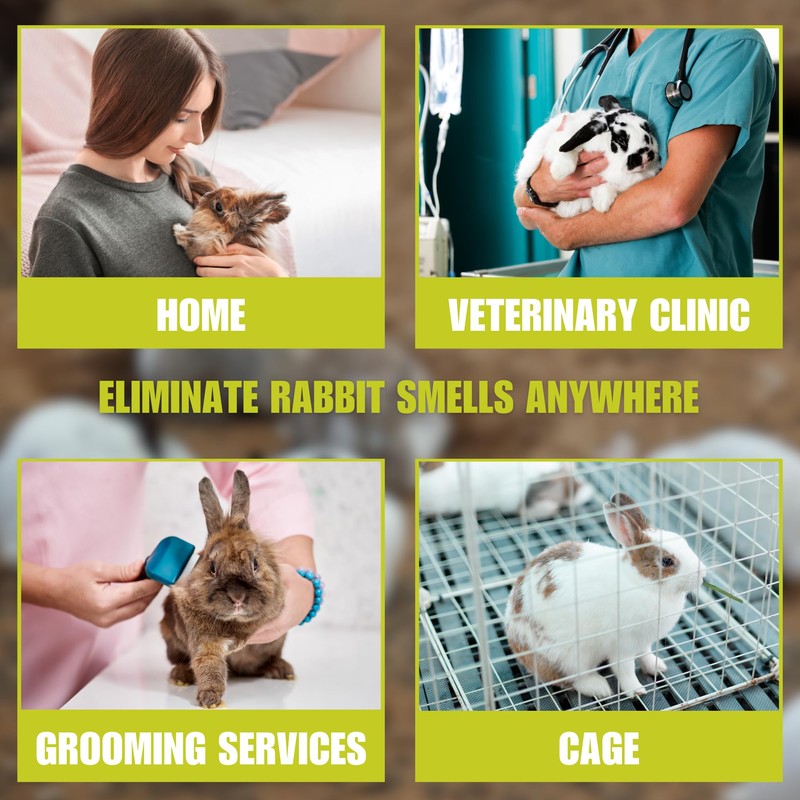 SMELLEZE Natural Rabbit Odor Eliminator Deodorizer: 2 lb. Granules Removes