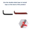 CheroCar Car Interior Side A/C Air Vent Outlet Strip Cover