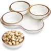 ONEMORE Chip and Dip Serving Set, 8.5 inch Speckled Ceramic