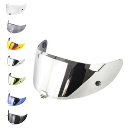 EvoParts Visor Hj-26 for Helmet Hjc Rpha 70 - Rpha 11 Pinlock Ready and Tear Off Ready (Silver)