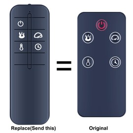 Replacement Remote Control Compatible with Style Selections Electric Fireplace 2408FM-23-273 3730310