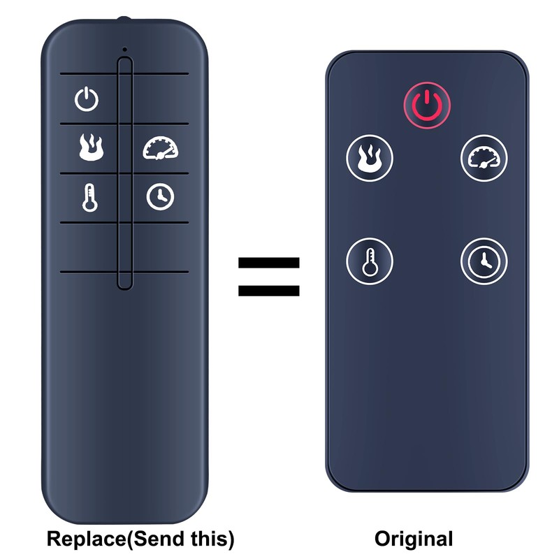 Replacement Remote Control Compatible with Style Selections Electric Fireplace 2408FM-23-273