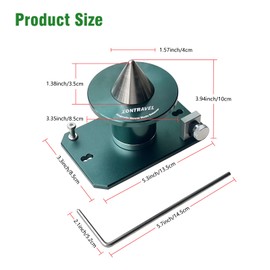 Upgraded Lawn Mower Blade Balancer – Professional Magnetic Wall-Mounted Blade Balancer, Compatible with 42-047, 339075B, for Balancing Blades After Sharpening, Fits Most Blades, Green