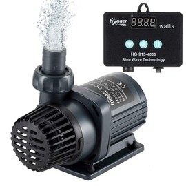 hygger 1060GPH Quiet Submersible and External 24V Water Pump, with Controller (30%-100% Settings), Powerful Return Pump for Fish Tanks, Aquariums, Ponds, Fountains, Sump, Hydroponics (33W, 13.1ft)