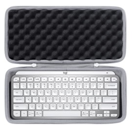 co2CREA Hard Case Replacement for MX Keys Mini Advanced Wireless Illuminated Keyboard (Case for MX Keys Mini Keyboard, Pale Grey Case)