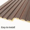Art3d WPC Wainscoting Panels, 16-Pack 48 x 6 Inch 3D