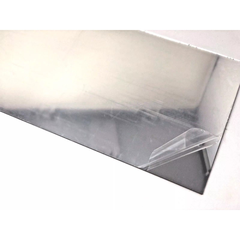 Acrylic Mirror Clear Plexiglass .125" - 1/8" x 24" x
