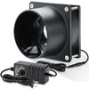 Wathai 80mm 12V DC Axial Exhaust Fan Small Fume Extractor