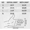 Cabras Guantes para Gym AST Corto En Piel Wfl-731 Gris