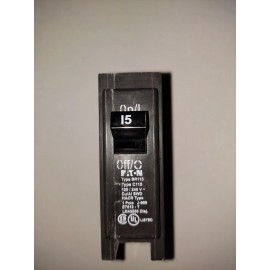 EATON BR 15 Amp Single-Pole Circuit Breaker BR115 New