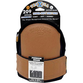 TROXELL USA - SuperSoft LeatherHead Kneepads (Large Size/Bagged in Pairs)
