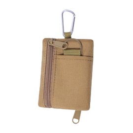 Fenteer Mini Llavero para Exteriores, riñonera de Nailon compacta y versátil, multifunción, con mosquetón, Organizador para Ciclismo y Pesca.