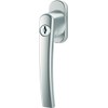 Roto Window Handle Line Lockable 40 Nm Natural Silver with