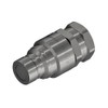 Gemels, Flat Face, Quick Release Couplings, Male, Carbon Steel (1/4"