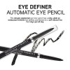 Ultra Black Waterproof Eyeliner Pencil with Sharpener Hypoallergenic Eye Makeup