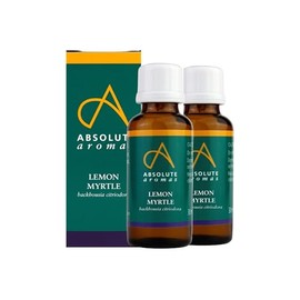 Absolute Aromas | Lemon Myrtle Essential Oil - Pure, Natural, Undiluted, Cruelty Free and Vegan – for Aromatherapy and Diffusers, 30ml (Pack of 2)