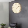 Radio Wave Wall Clock, Nordic, Stylish, Noiseless Wooden Wall Clock,