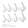 Dripex Coat Rack Rustproof Stainless Steel Coat Hooks Double Hooks