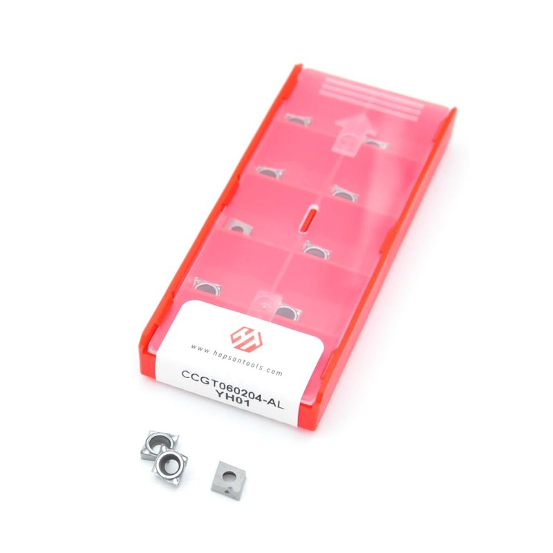 Hopson Tools CCGT060204-ALU Indexable Inserts, HM Indexable Inserts for Machining