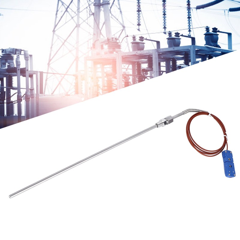NTC Temperature Sensor ‑200℃‑350℃ T Type Thread 1/8in Diameter 5x330mm