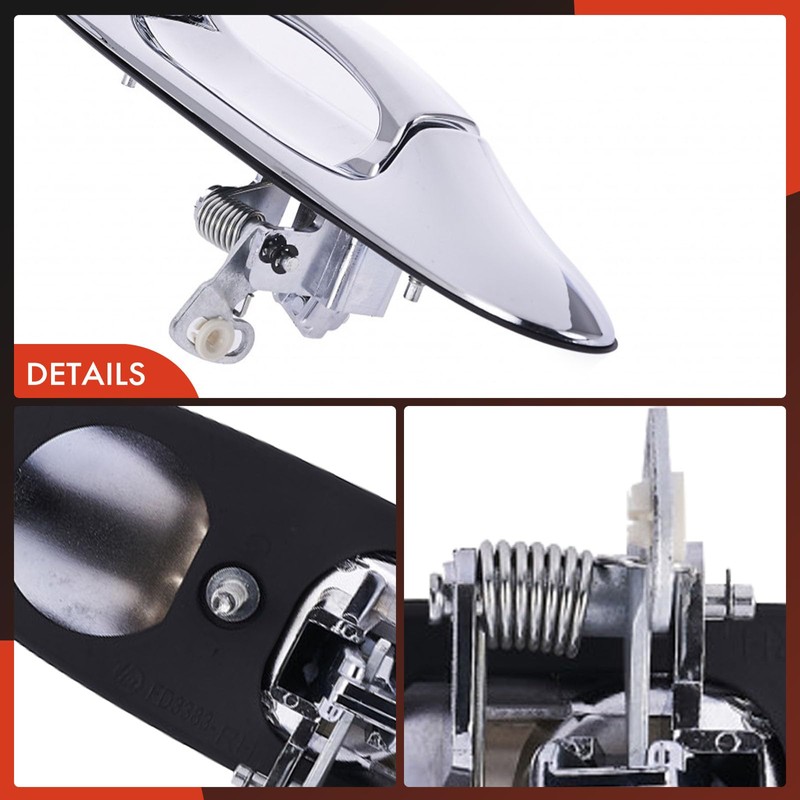 A-Premium Front Right Passenger Side Exterior Door Handle Compatible with