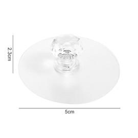 10 Pcs Clear Drawer Knobs, Self-Adhesive Acrylic Diamond Shape Cabinet Drawer Handle, Convenient Furniture Pull Handle for Wardrobe, Cupboard, Door Window