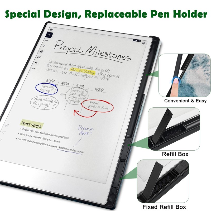 Aippdo Case for Remarkable Paper Pro Tablet 11.8" (Released in