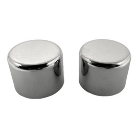 EVOGES Bright Polished Chrome Spare Universal Dimmer Knob, Pack of 2